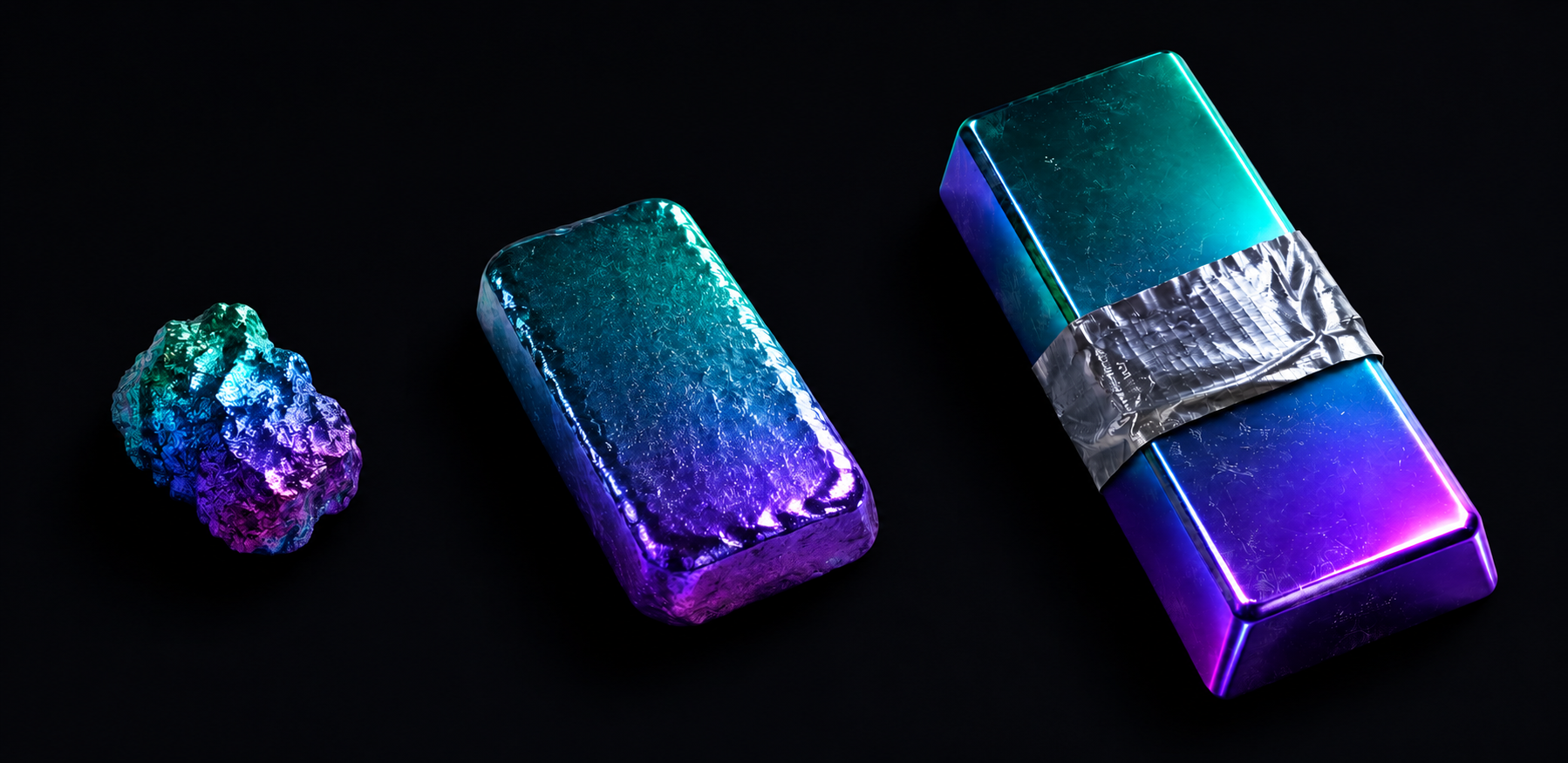 Bullion Solana evolution from nugget to final bar
